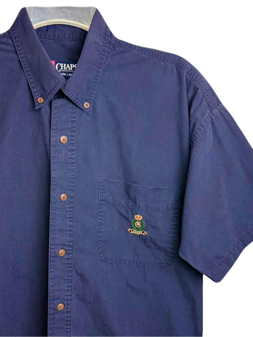 Vintage 90s Chaps Ralph Lauren Short Sleeve Button-Down Shirt